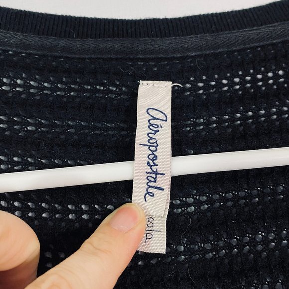 Aeropostale Cropped Button Front Cardigan - Picture 3 of 8